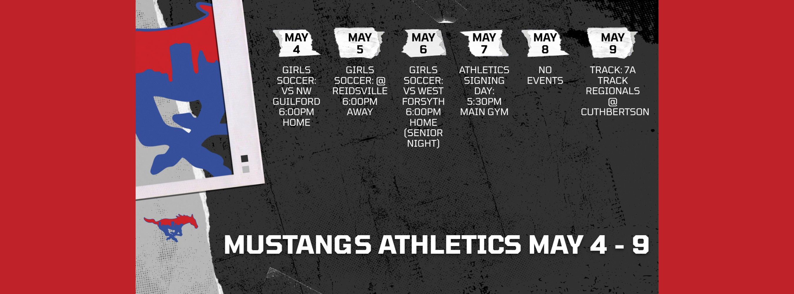 Mustang Athletics at a Glance