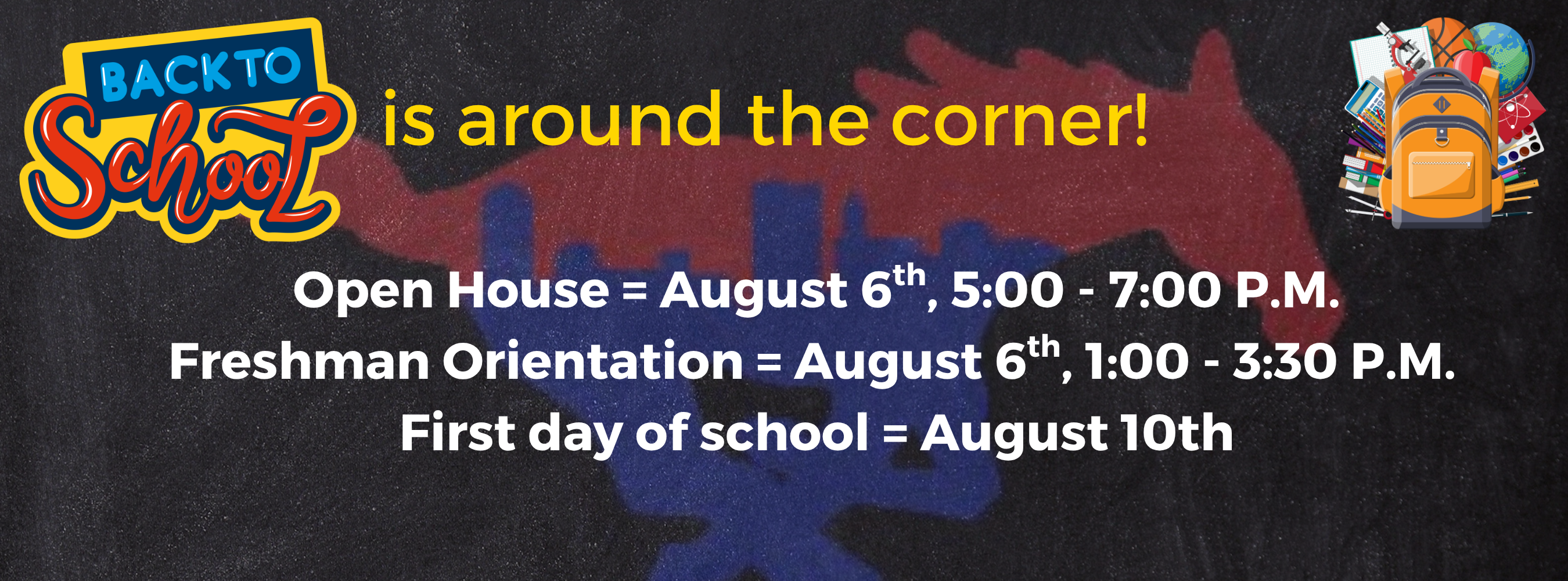 Back to School is AROUND THE CORNER!