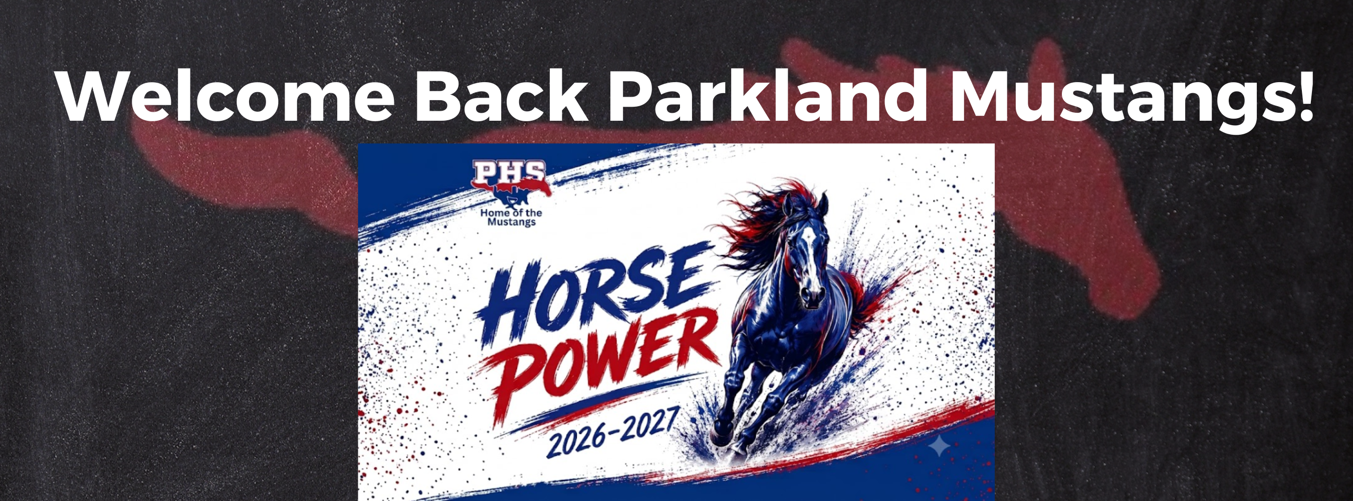 WELCOME BACK MUSTANGS!