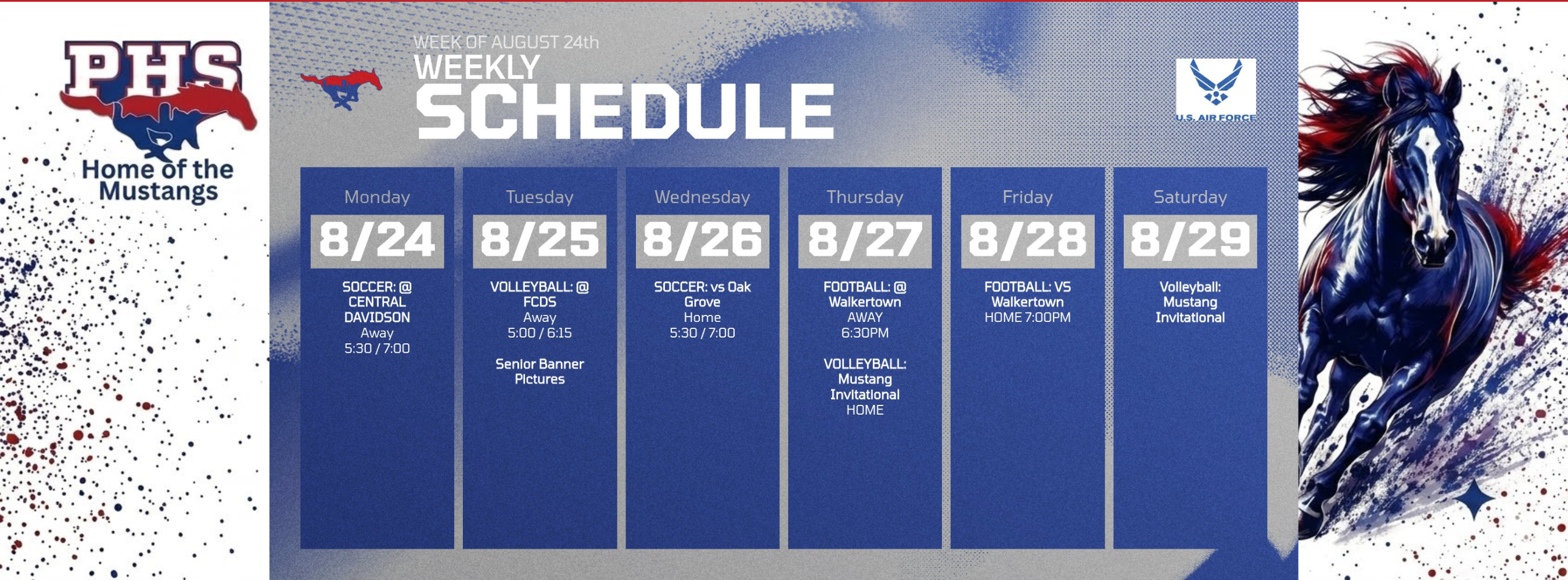 Mustang Athletics at a Glance