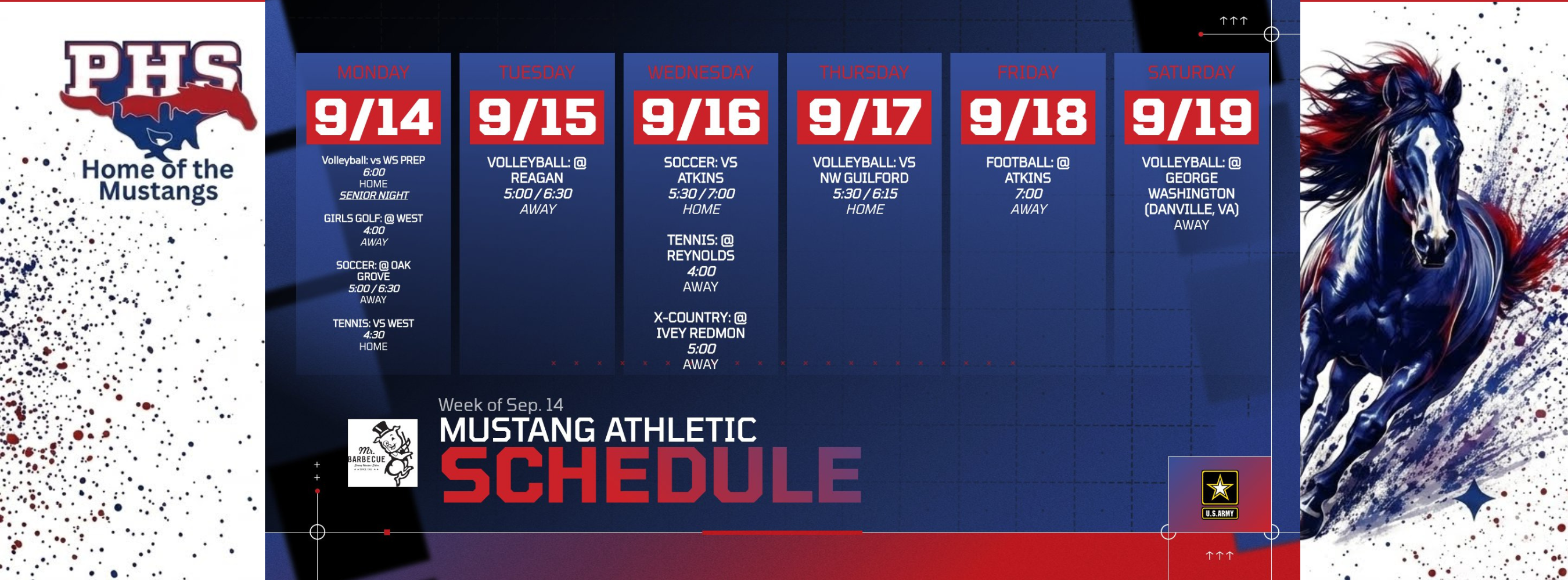 Mustang Athletics at a Glance