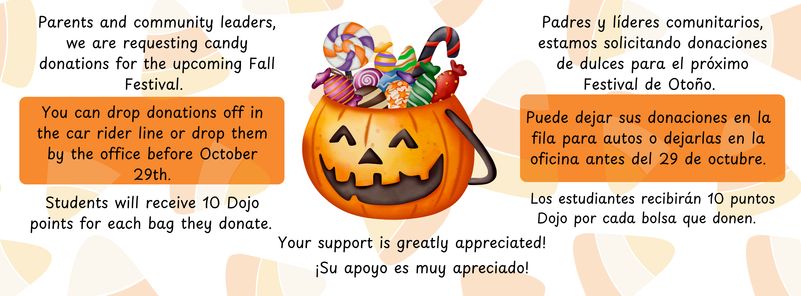 Candy donations needed