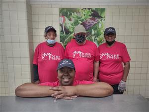 kitchen staff from the school