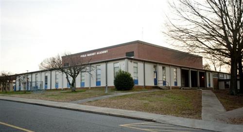 merge Philo Middle and Hill Middle School., building of the school from the outside