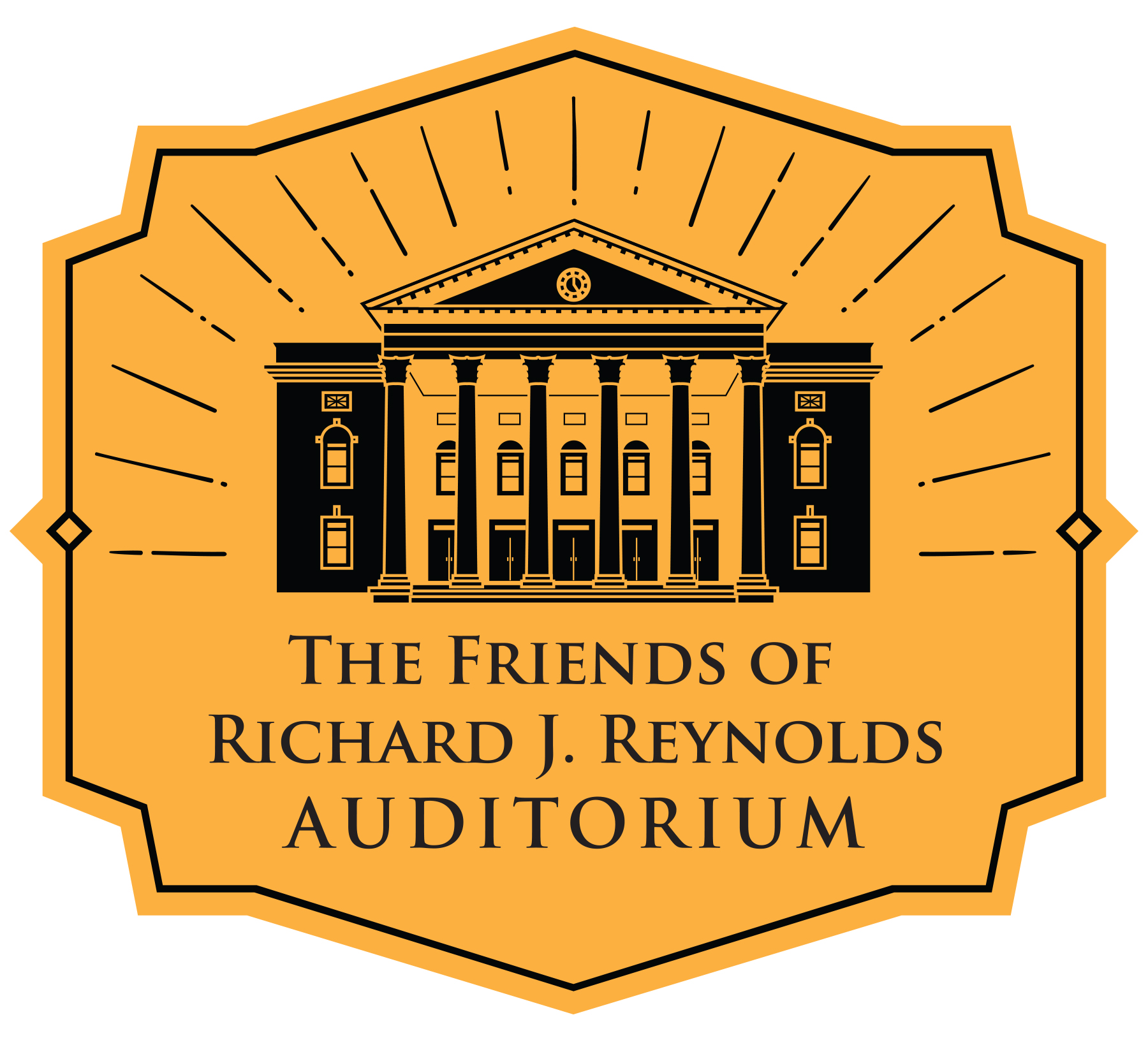 logo for The Friends of Richard J. Reynolds Auditorium