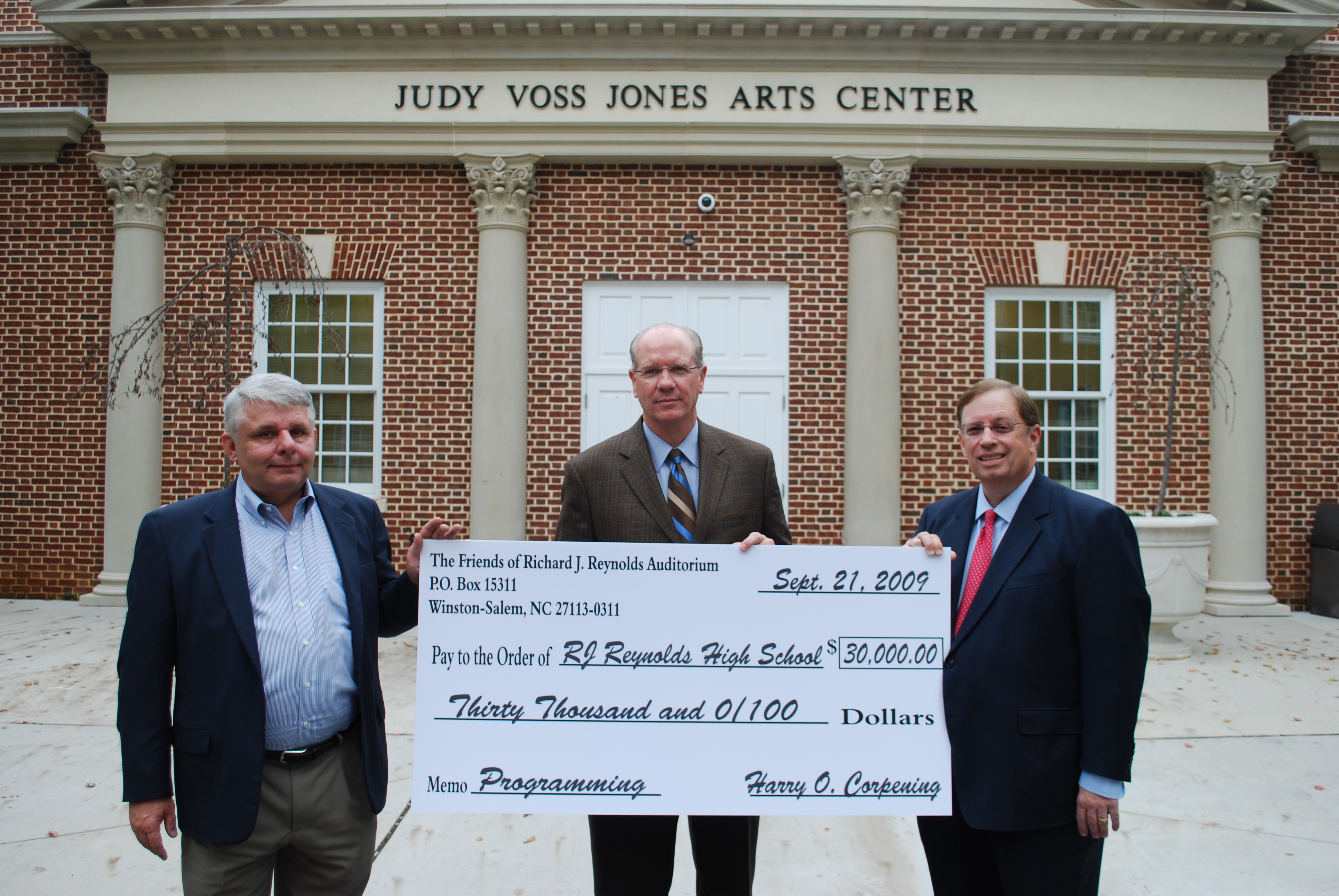 picture of $30,000 check