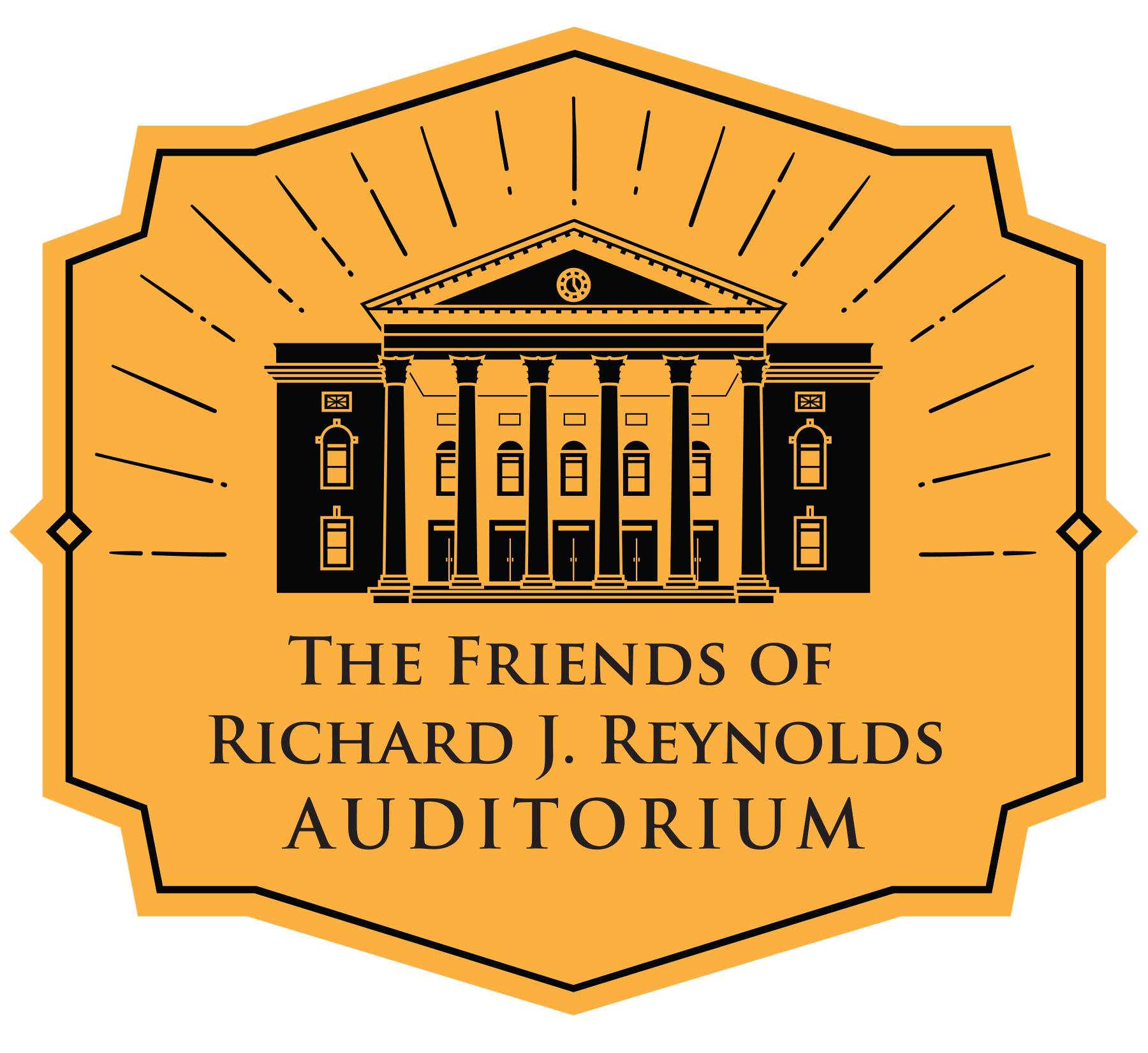 'The Friends of Richard J. Reynolds Auditorium' logo