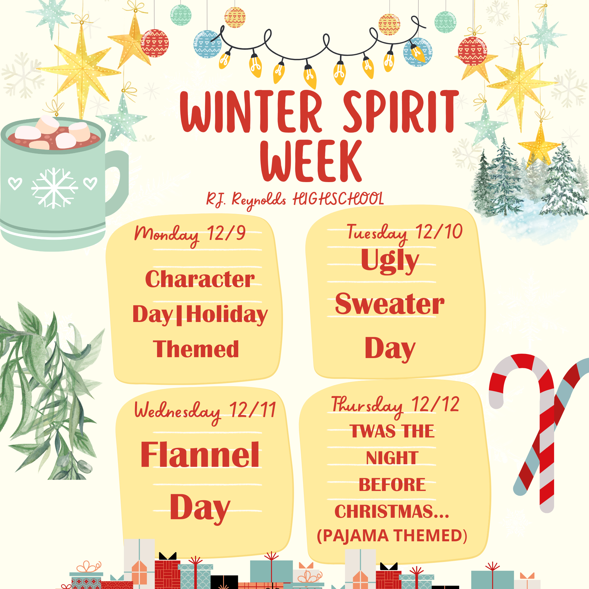 Winter Spirit Week 2024