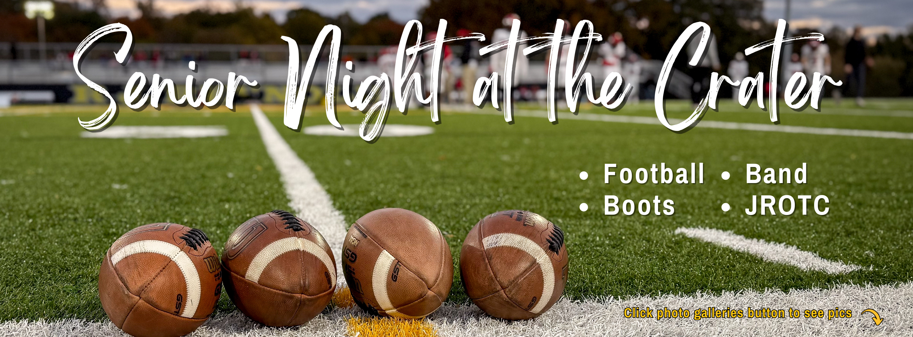 Senior Night at the Crater