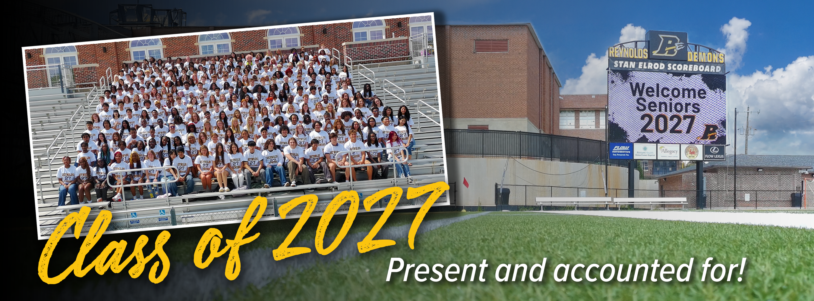 Seniors 1st day group shot