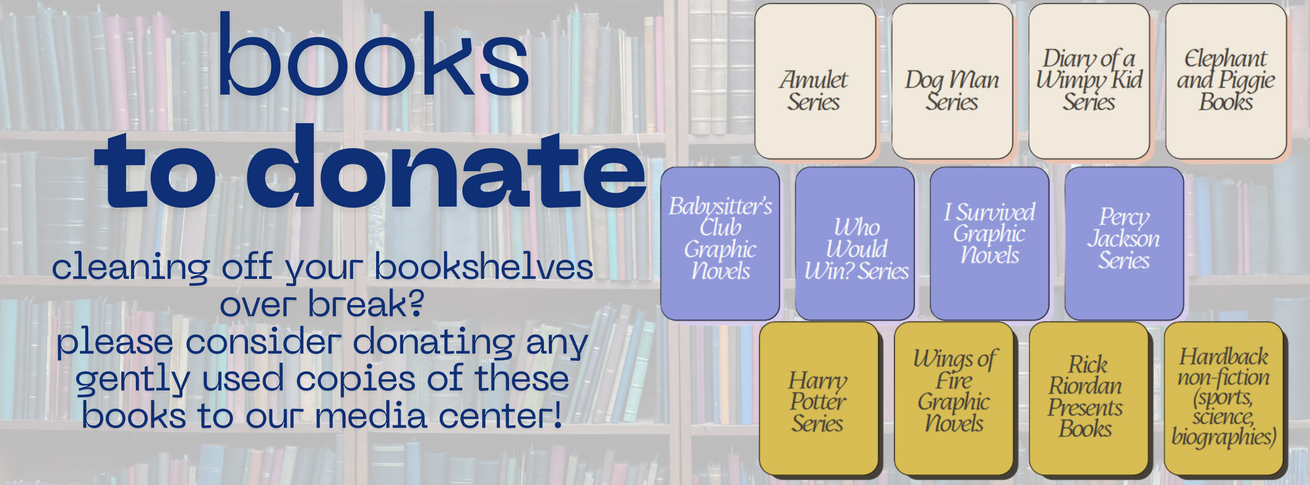 book donations