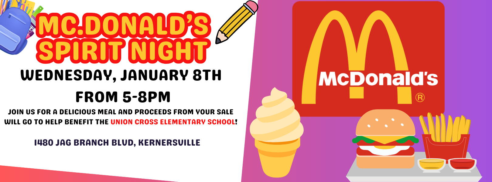 mcdonalds spirit night