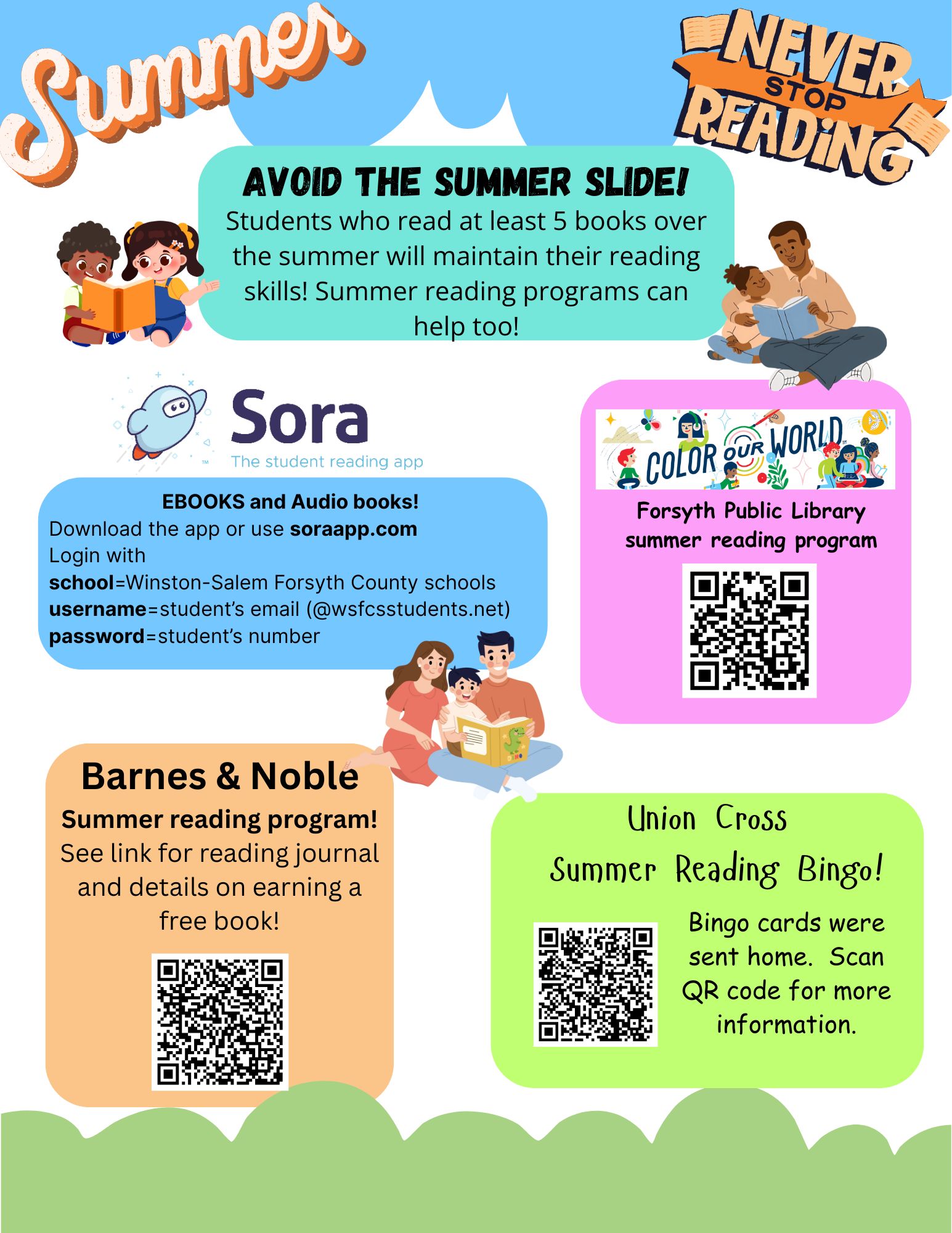 summer reading flyer