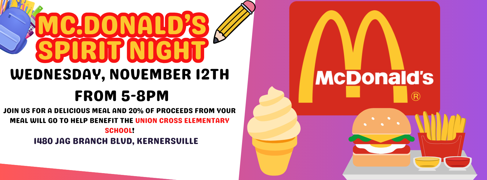 McDonalds Spirit night