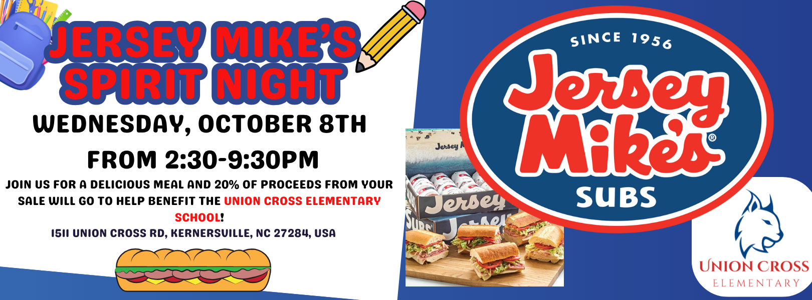 Jersey Mikes Night