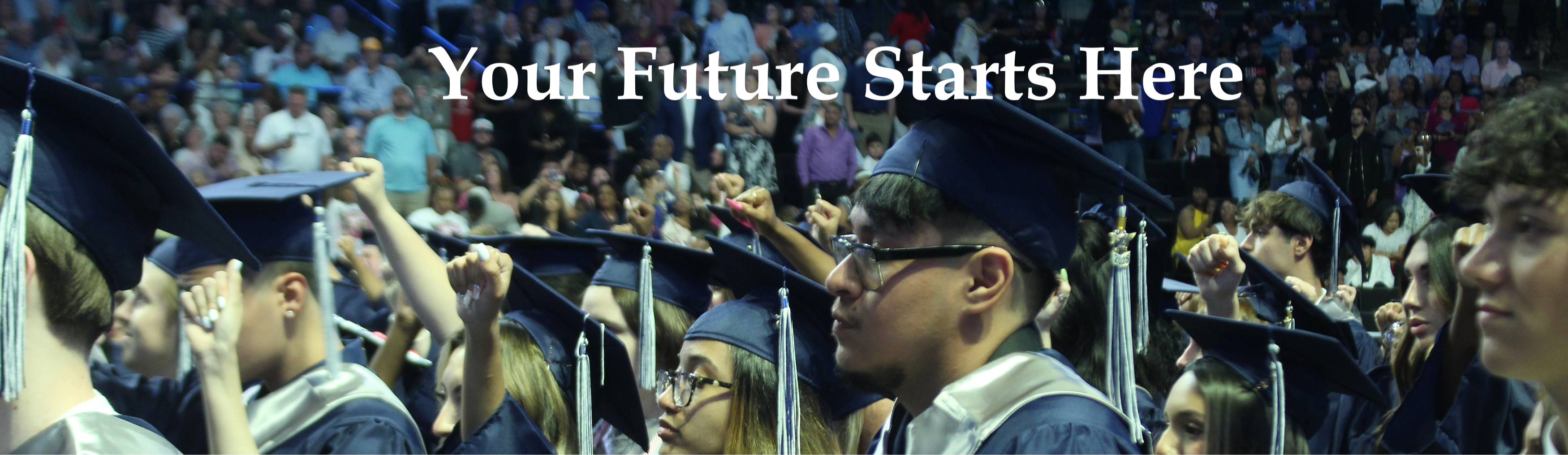 students singing at an assembly