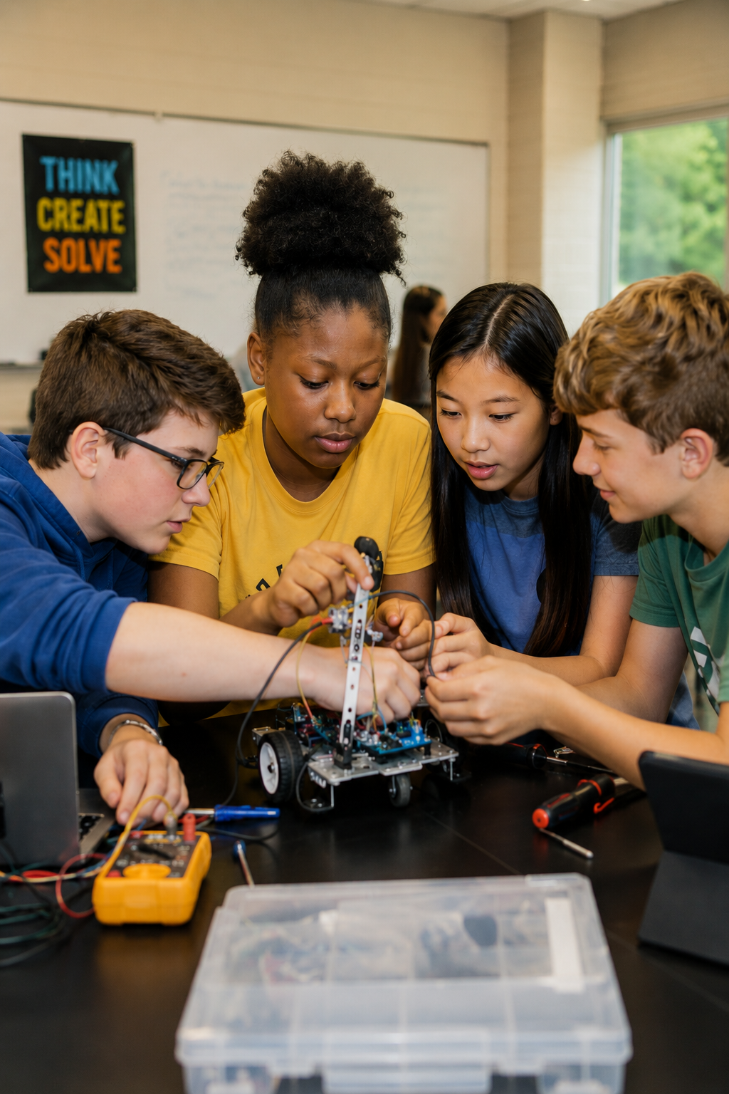 Academically Intellectually Gifted group student image photo