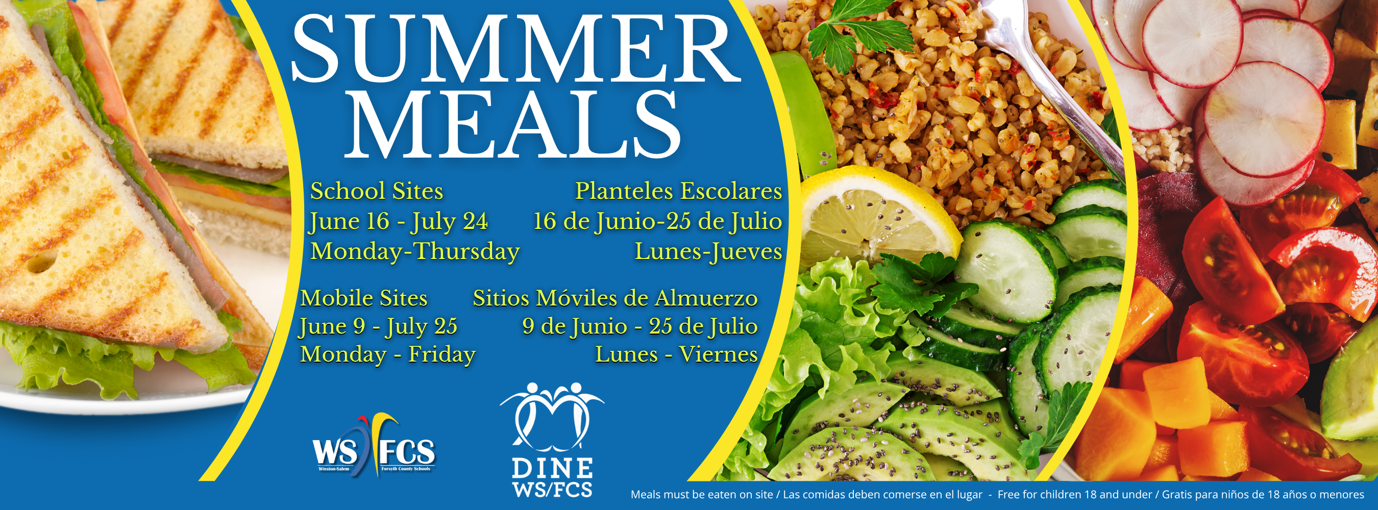 Summer Meals banner