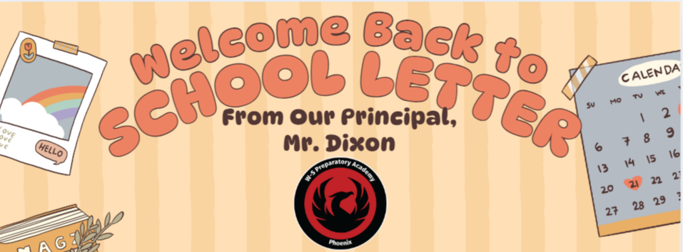Welcome back to school letter