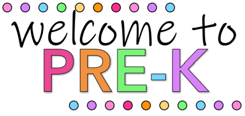 welcome to Pre-Kindergarten banner