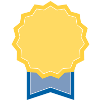 gold ribbon icon