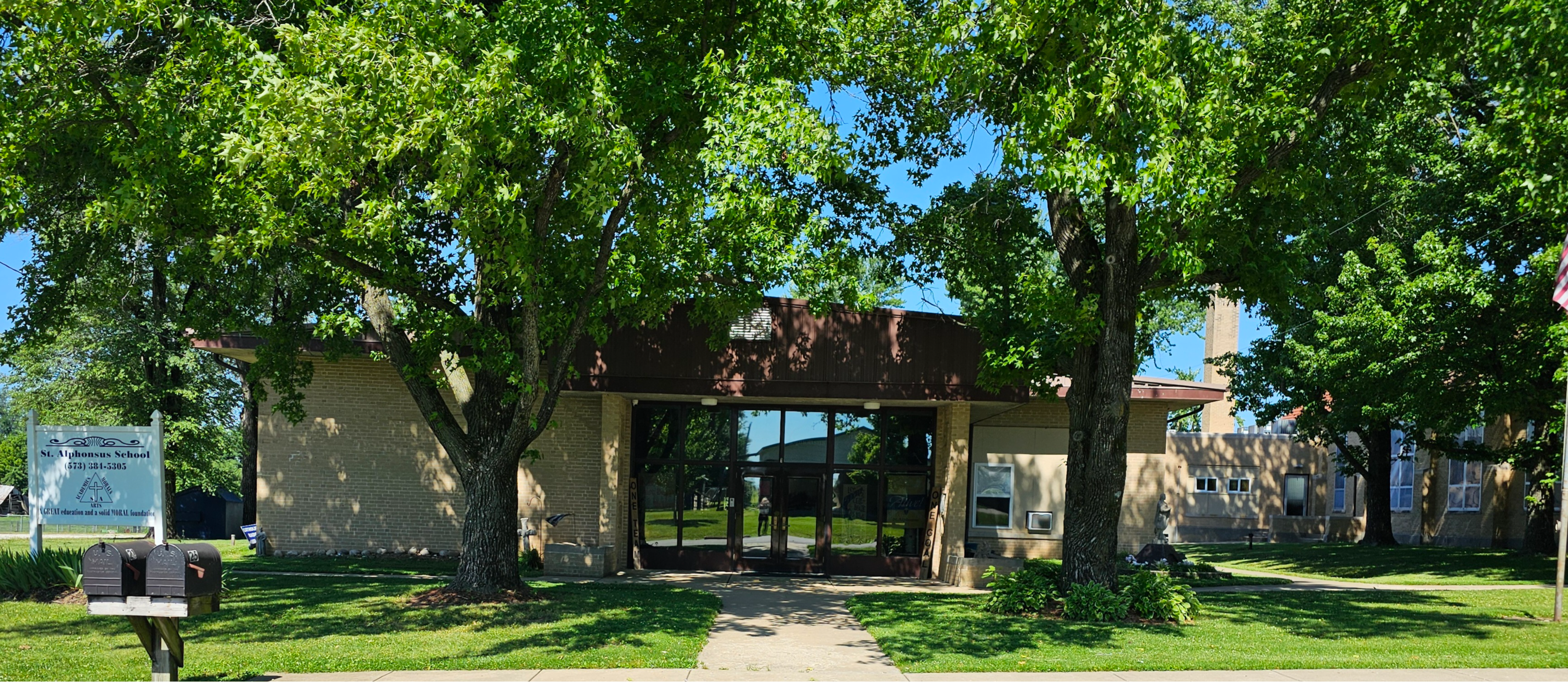 Front of School Building