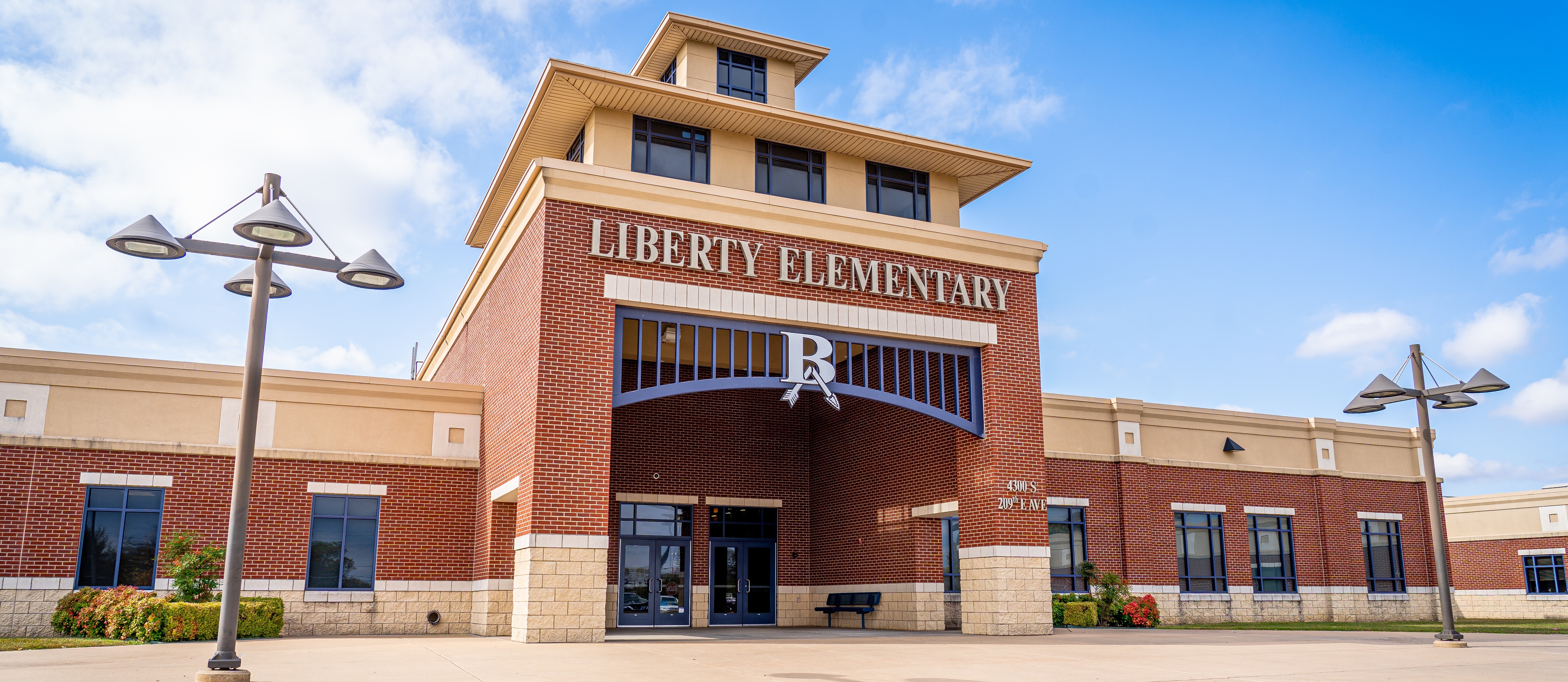 Front of Liberty Elementary