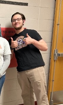 Student with award
