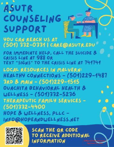 ASUTR Counseling Support