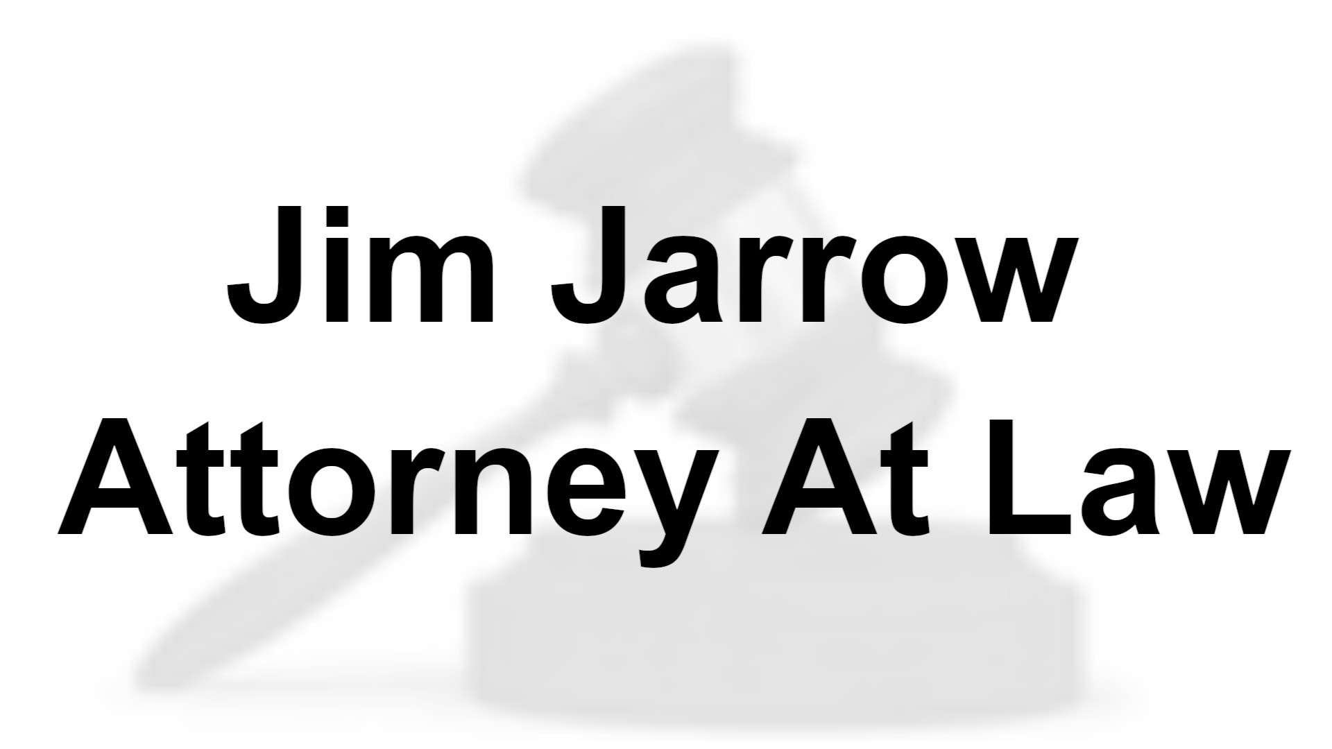 Jim Jarrow Attorney at law logo