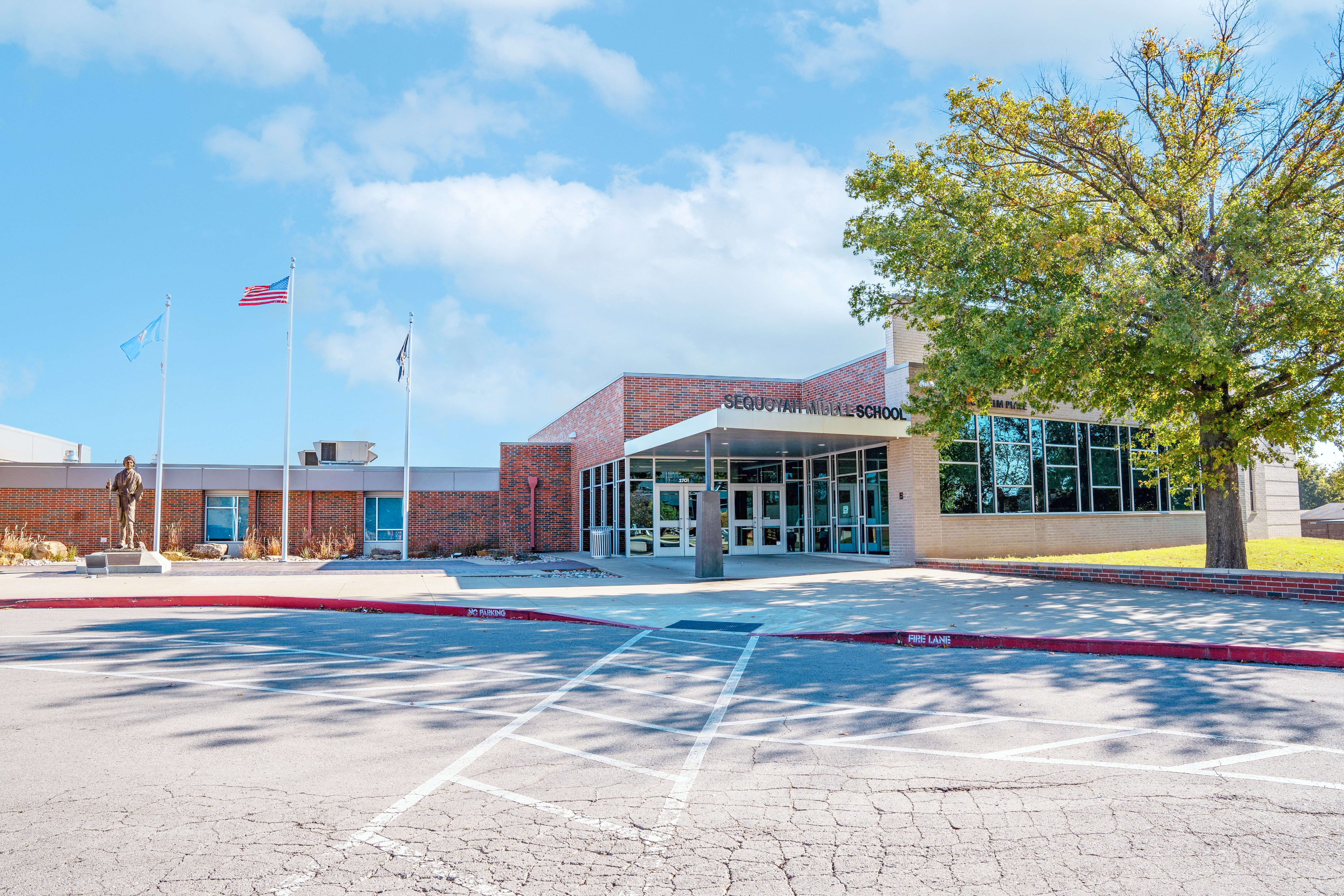 Front of Sequoyah Middle School