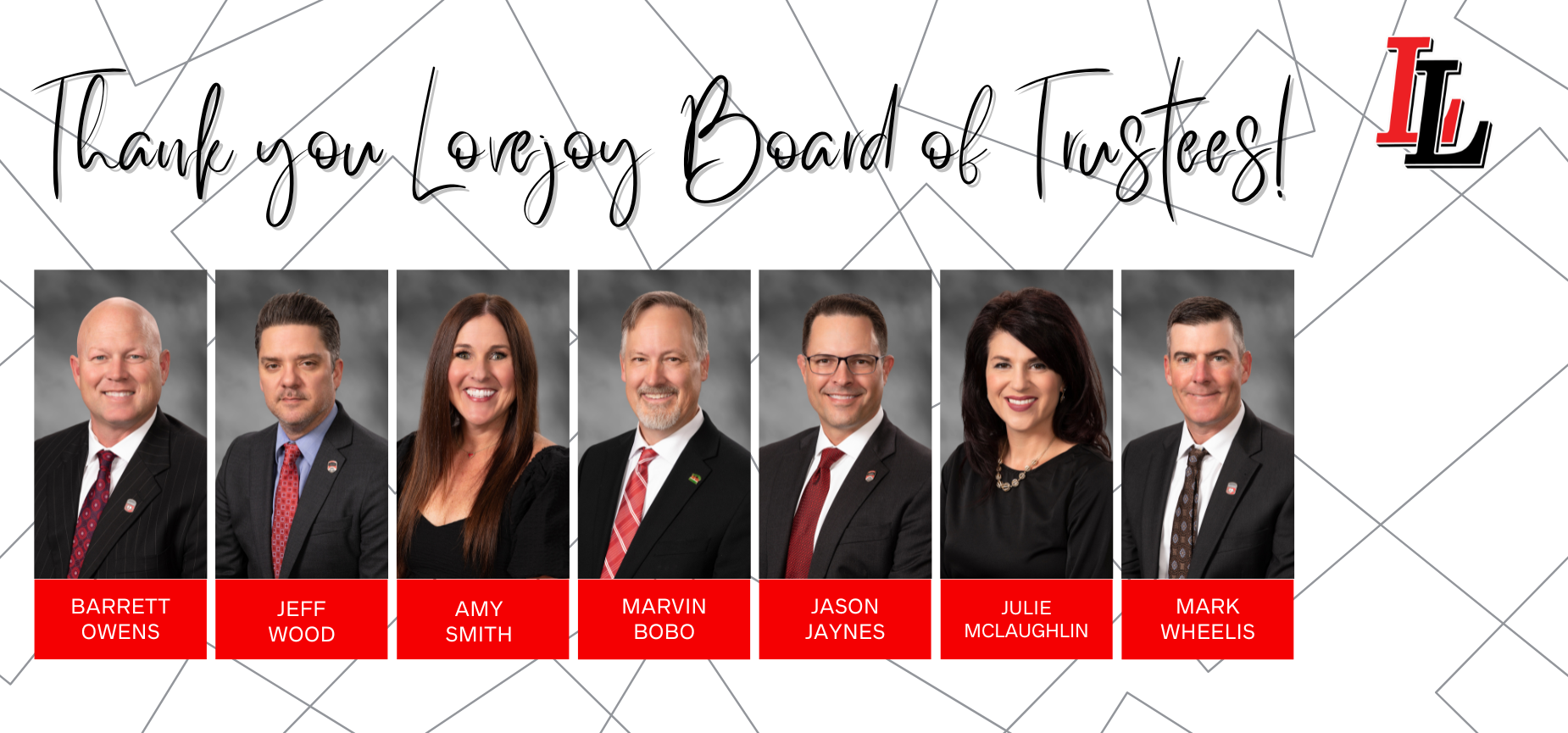 Thank you Lovejoy Board of Trustees!