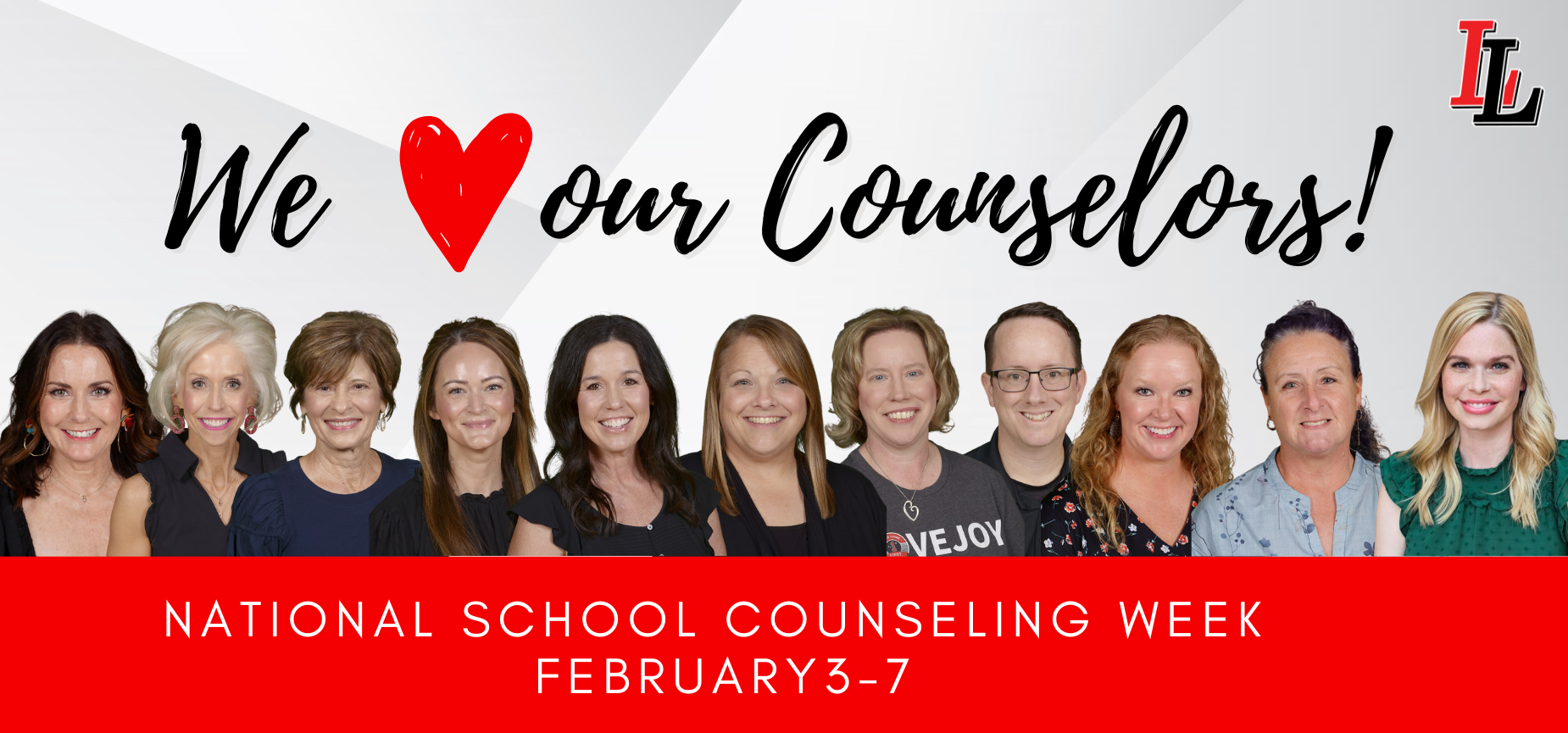 We (heart) our Counselors!  National School Counseling Week Feb. 3-7th