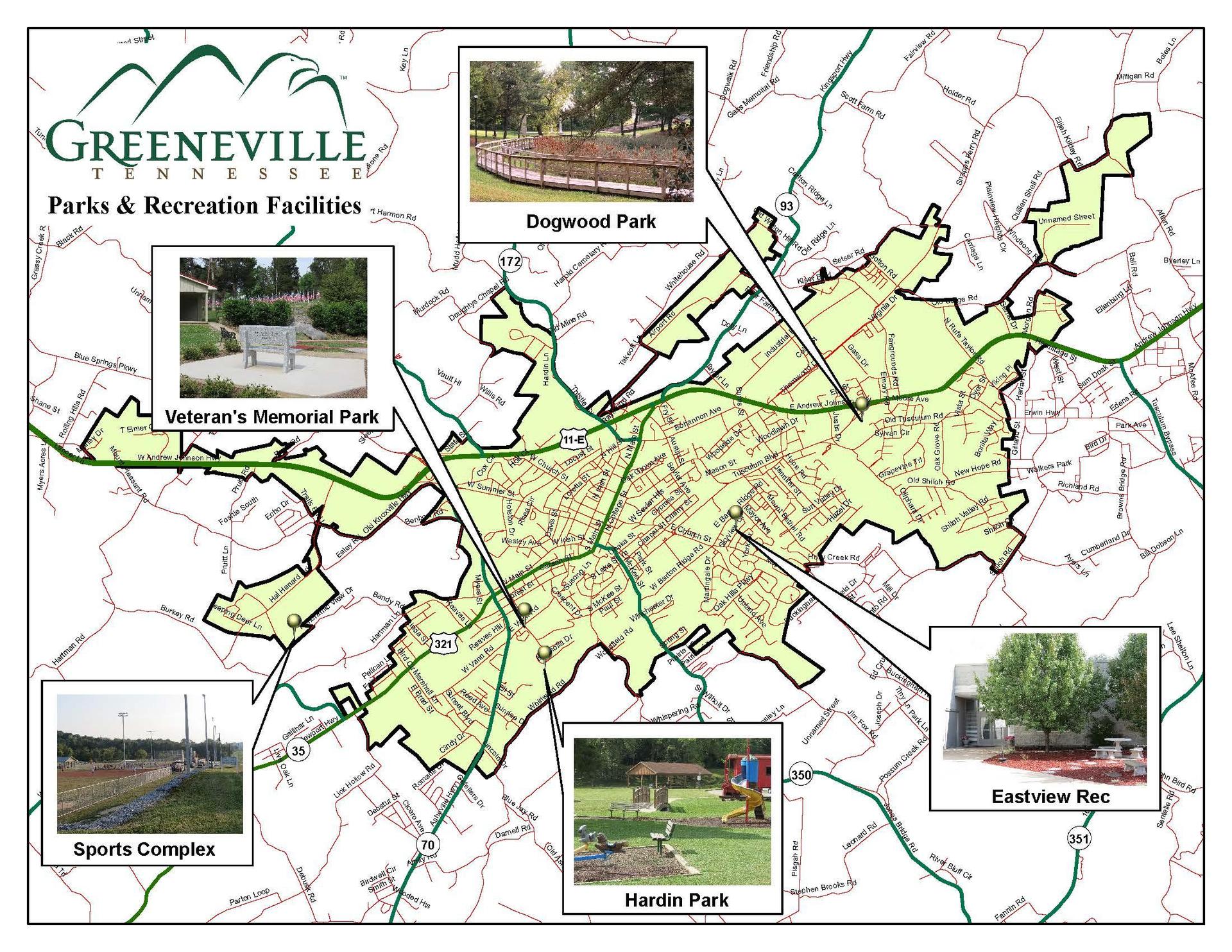 Parks & Recreation Facilities | Town of Greeneville