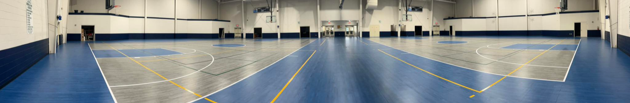New gym floor at Eastview Rec Center
