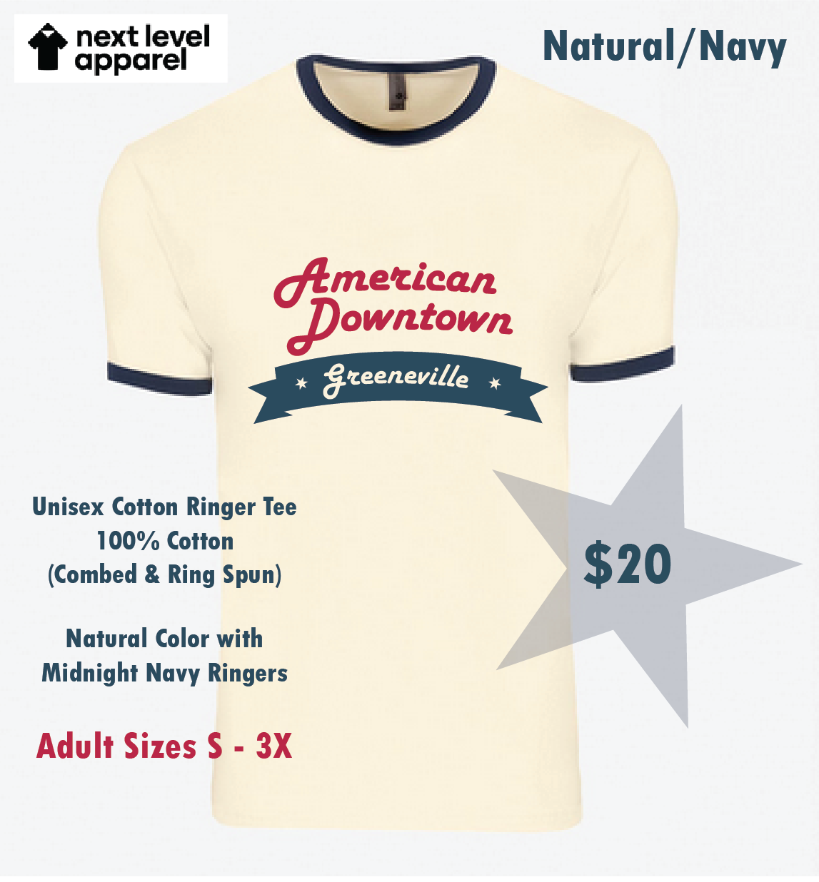 T-shirt ad