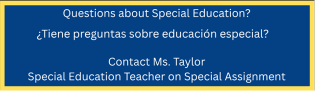 Contact Ms. Taylor