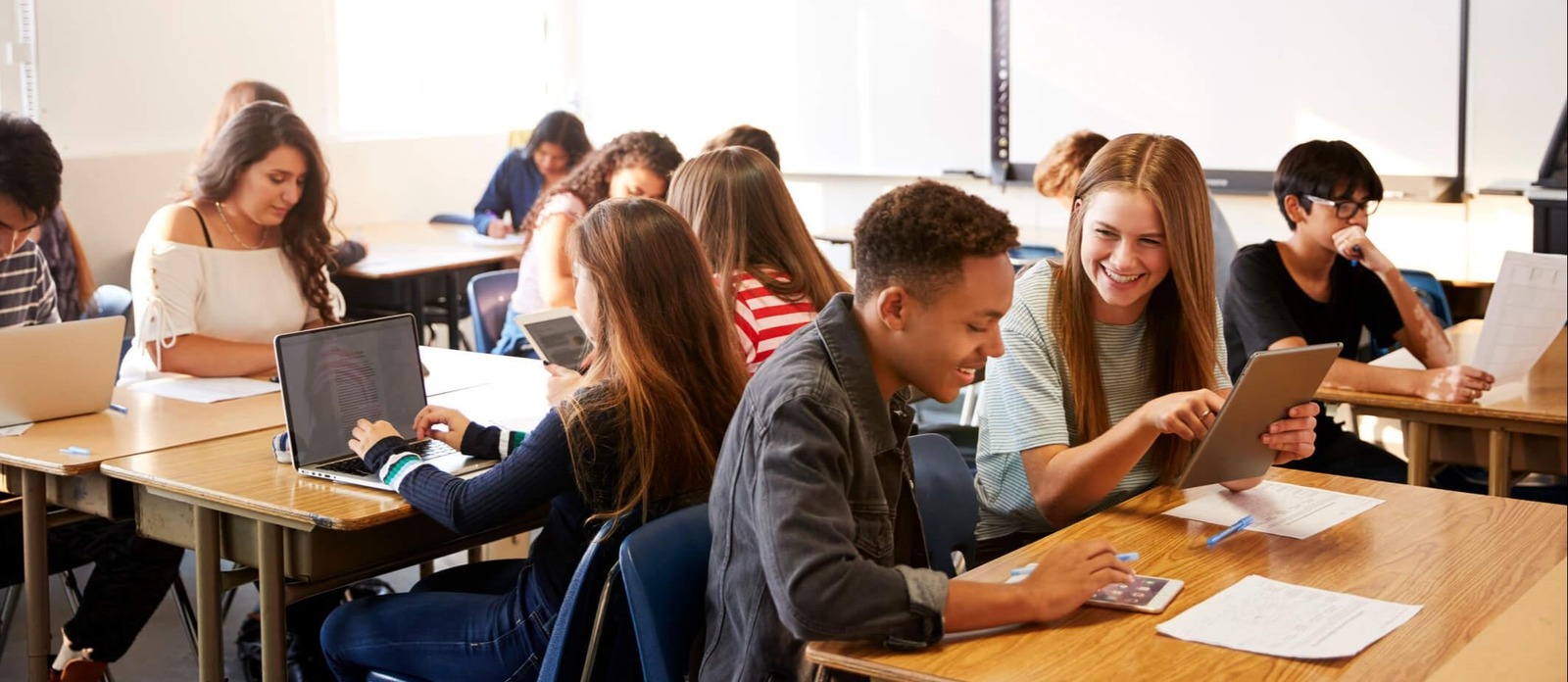 students in classroom