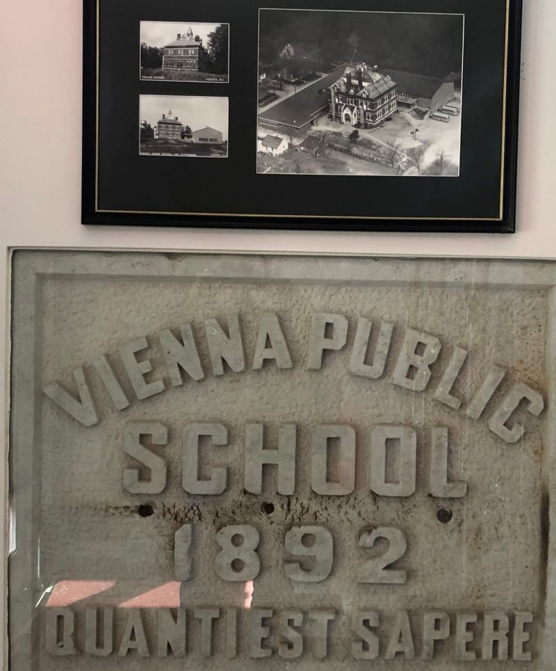 school history plate 