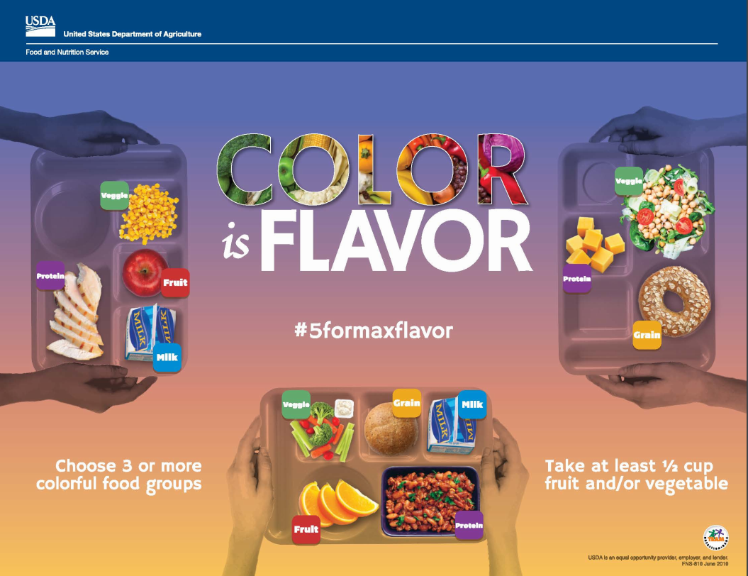 Color is Flavor Poster