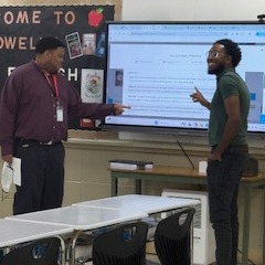 LJH ELA Teachers engaging in PL