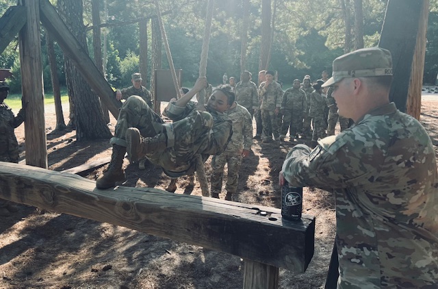 JROTC Cadets participating in 2024 JCLC Camp activities