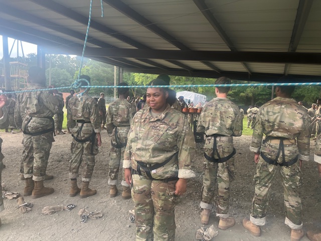 JROTC Cadets participating in 2024 JCLC Camp activities