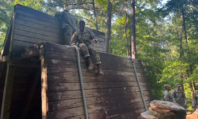 JROTC Cadets participating in 2024 JCLC Camp activities