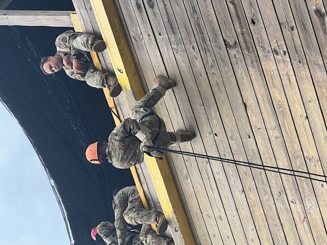JROTC Cadets participating in 2024 JCLC Camp activities