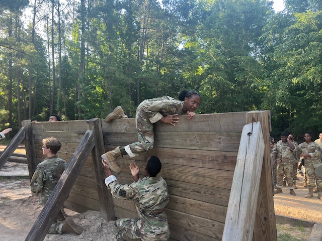 JROTC Cadets participating in 2024 JCLC Camp activities