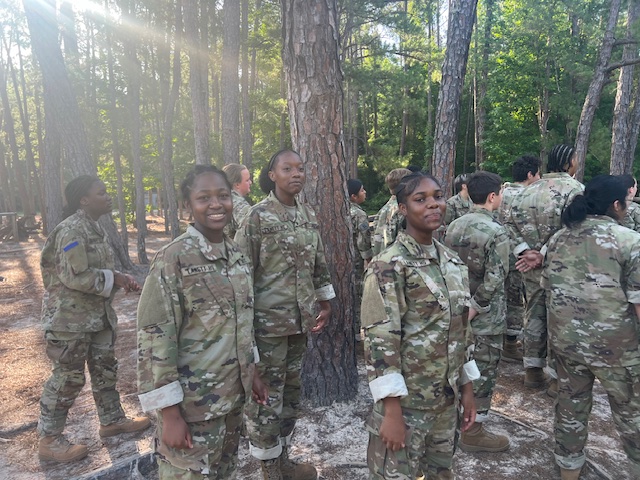 JROTC Cadets participating in 2024 JCLC Camp activities