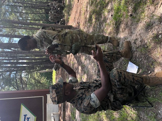 JROTC Cadets participating in 2024 JCLC Camp activities