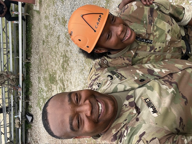 JROTC Cadets participating in 2024 JCLC Camp activities