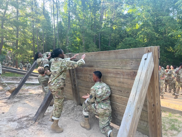 JROTC Cadets participating in 2024 JCLC Camp activities